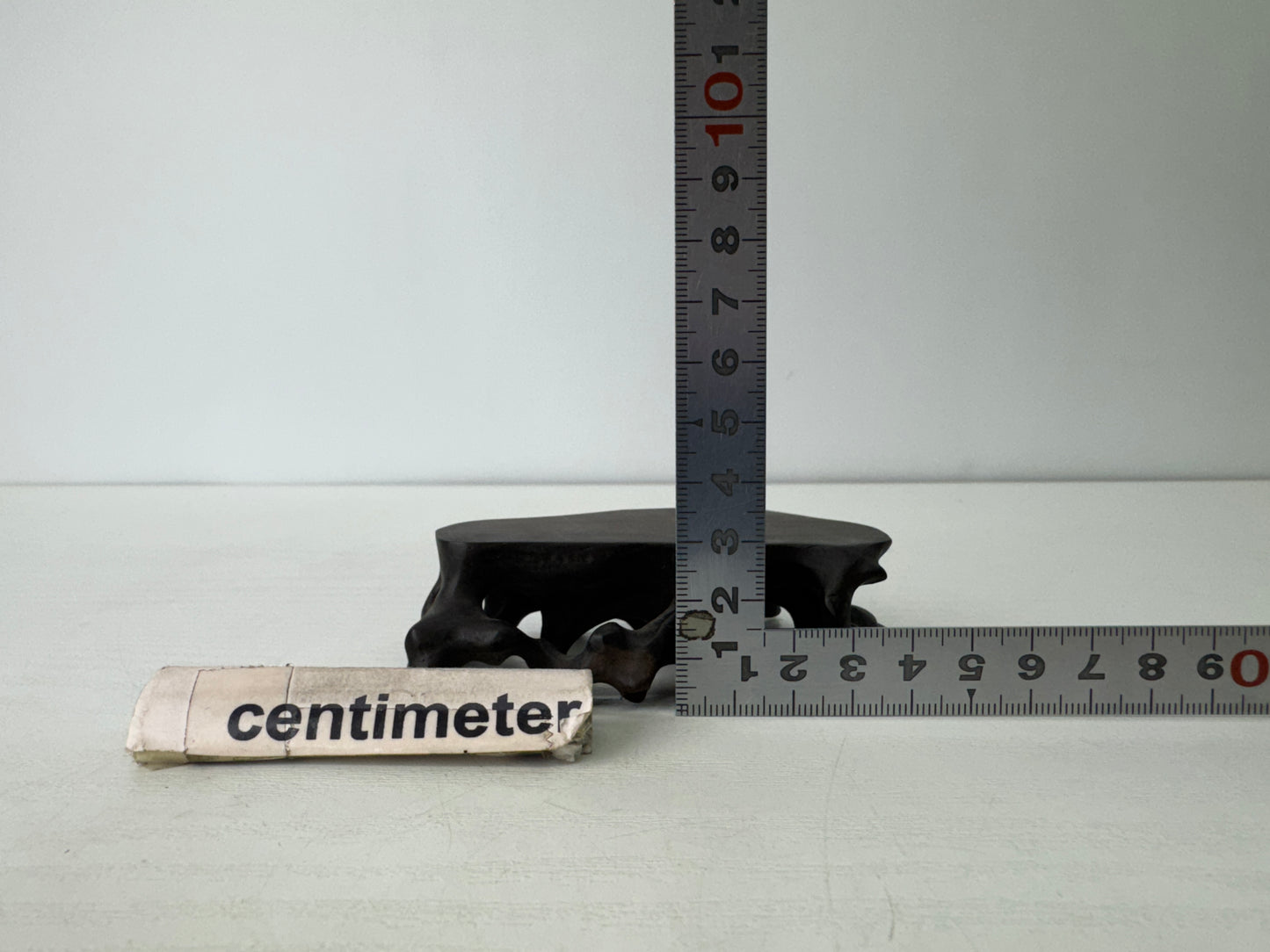 Y9351 FLOWER STAND small natural wood miniature Japan antique ikebana floral