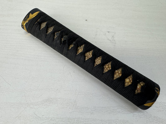 Y9354 TSUKA Japanese sword fittings Wakizashi dragonfly Koshirae antique Katana