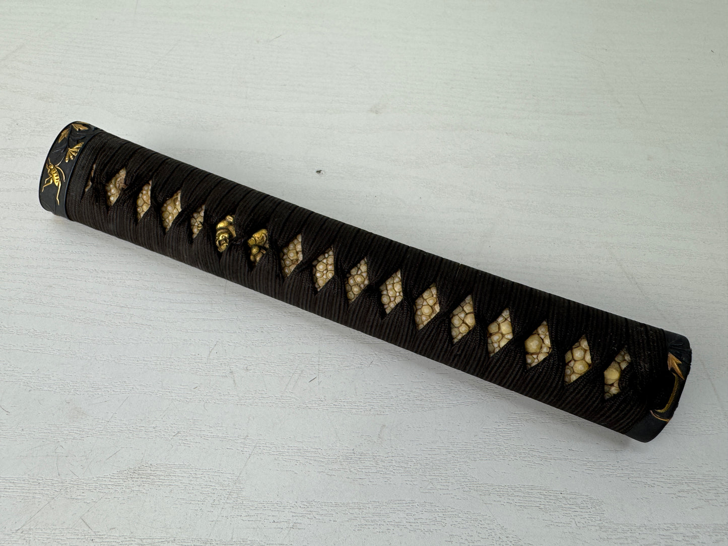 Y9355 TSUKA Japanese long sword fittings Samurai Japan antique Koshirae katana