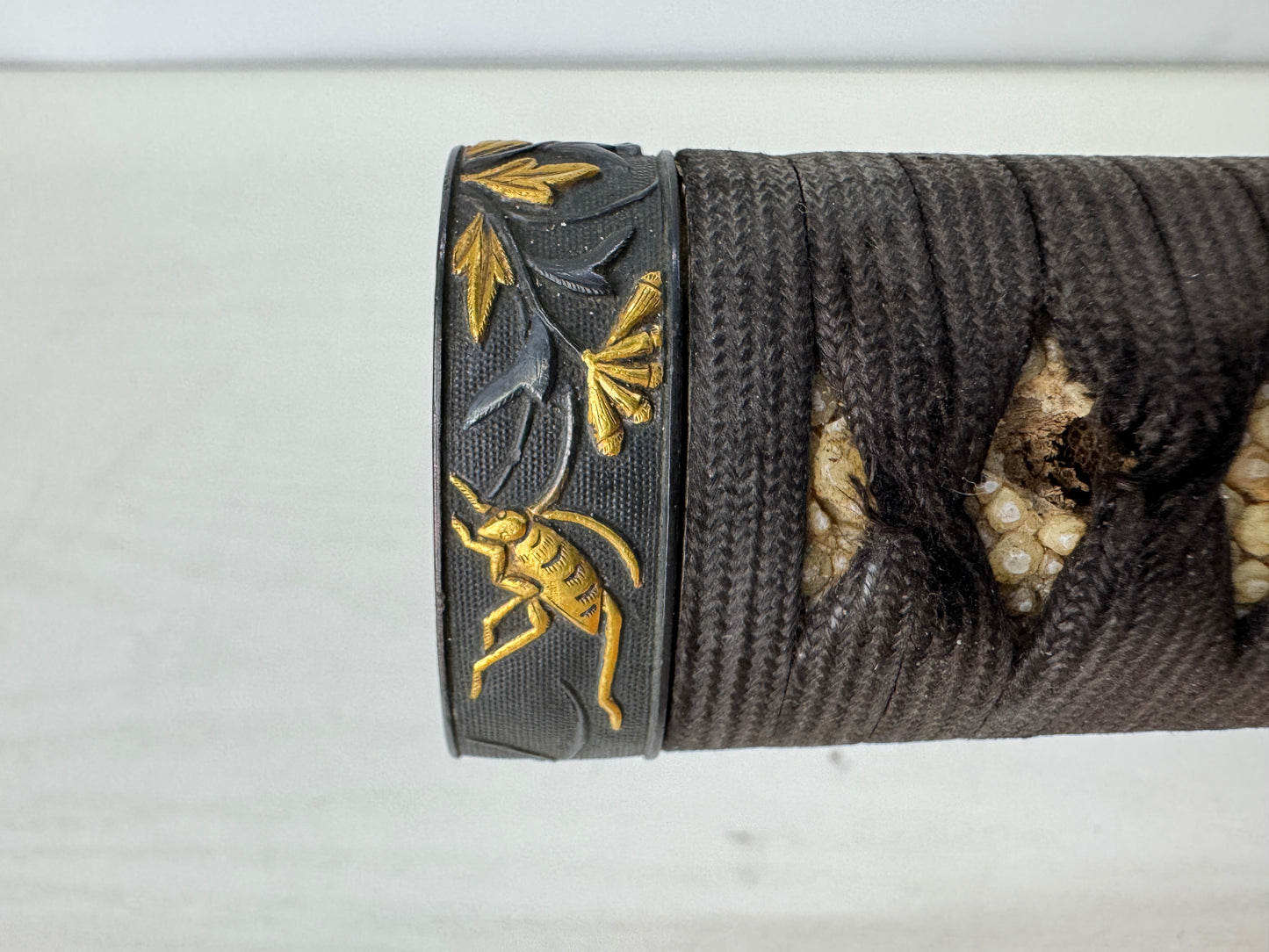 Y9355 TSUKA Japanese long sword fittings Samurai Japan antique Koshirae katana