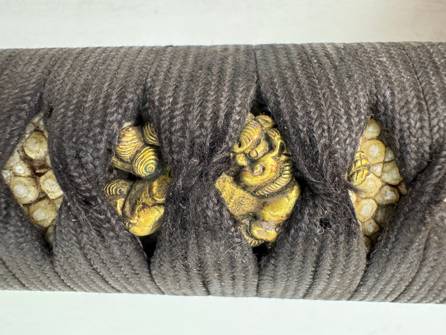Y9355 TSUKA Japanese long sword fittings Samurai Japan antique Koshirae katana