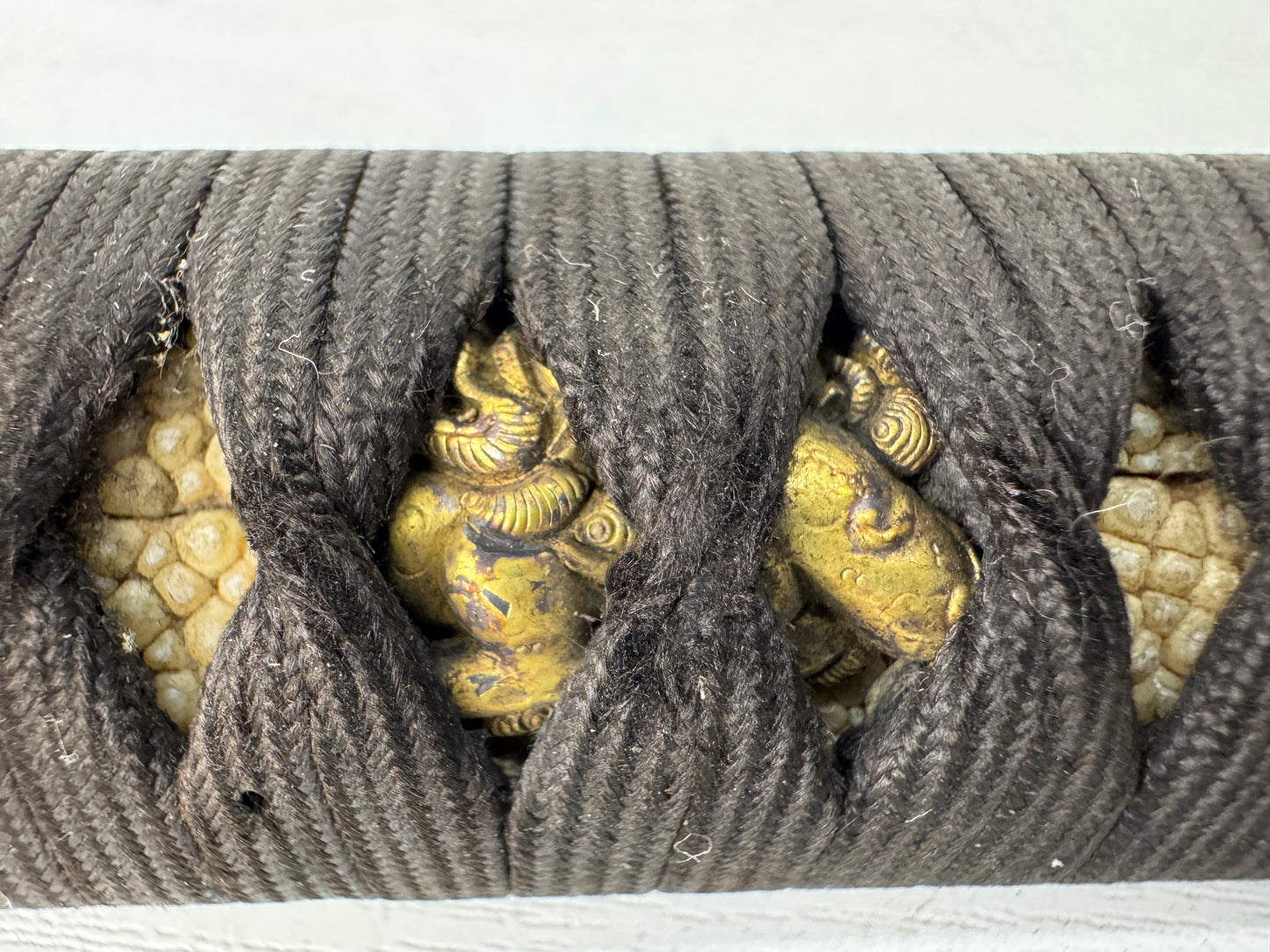 Y9355 TSUKA Japanese long sword fittings Samurai Japan antique Koshirae katana