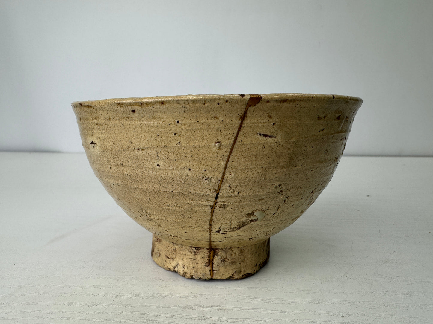 Y9369 CHAWAN Goki bowl kintsugi note box Korean Korea antique tea ceremony