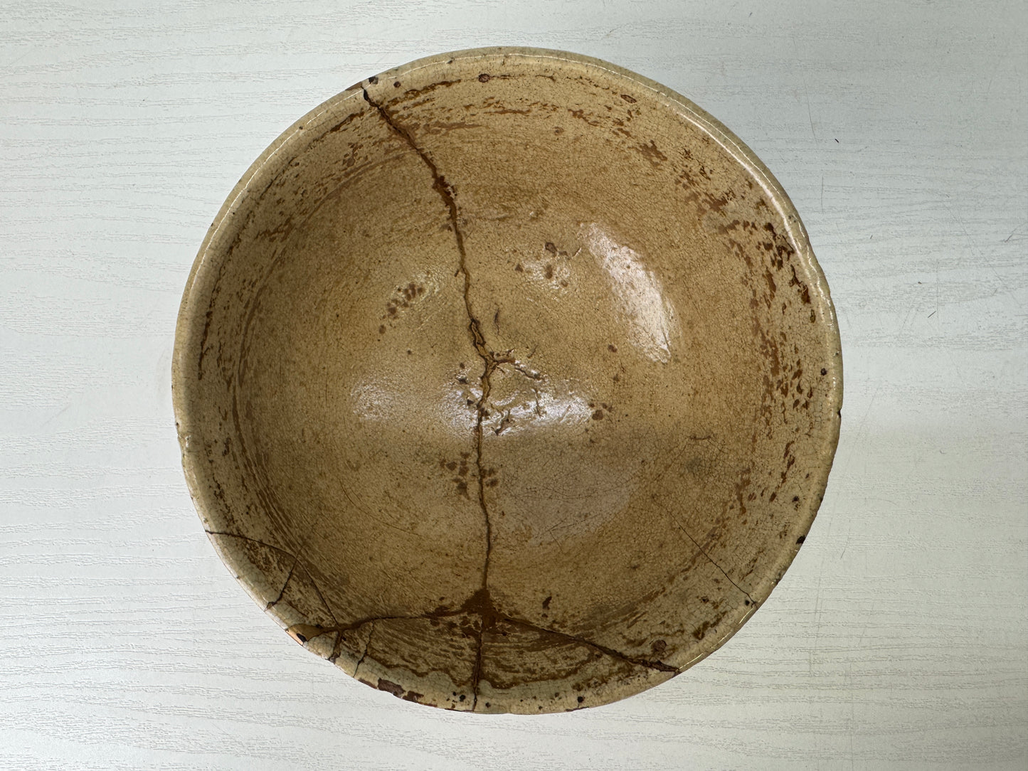 Y9369 CHAWAN Goki bowl kintsugi note box Korean Korea antique tea ceremony