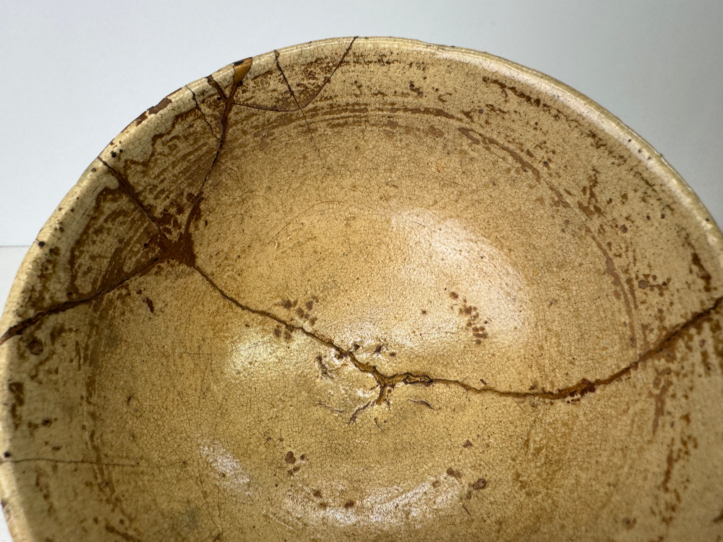 Y9369 CHAWAN Goki bowl kintsugi note box Korean Korea antique tea ceremony