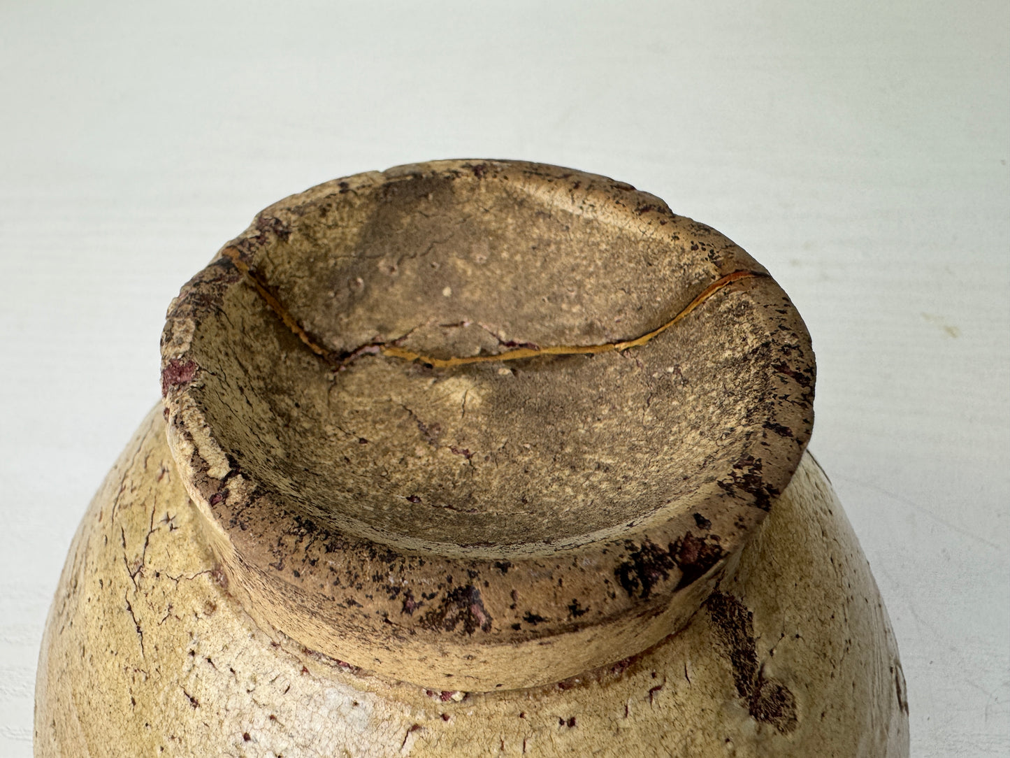 Y9369 CHAWAN Goki bowl kintsugi note box Korean Korea antique tea ceremony