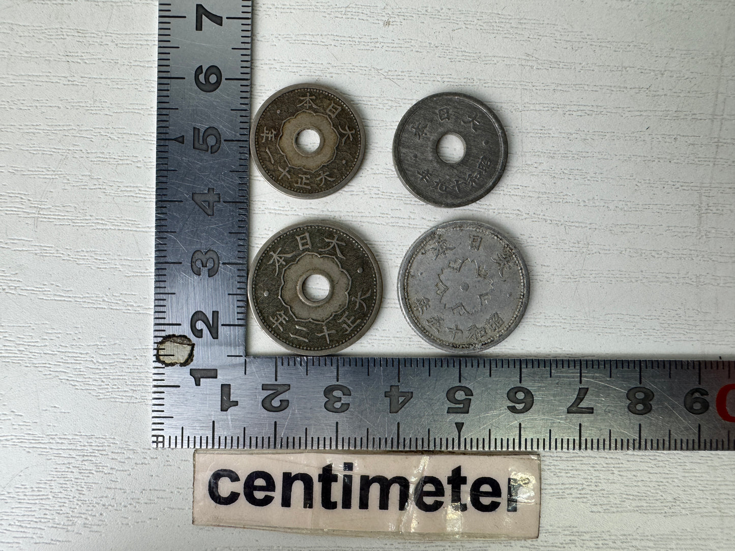 Y9386 CURRENCY Pre-war old Japanese coins set Japan antique vintage money
