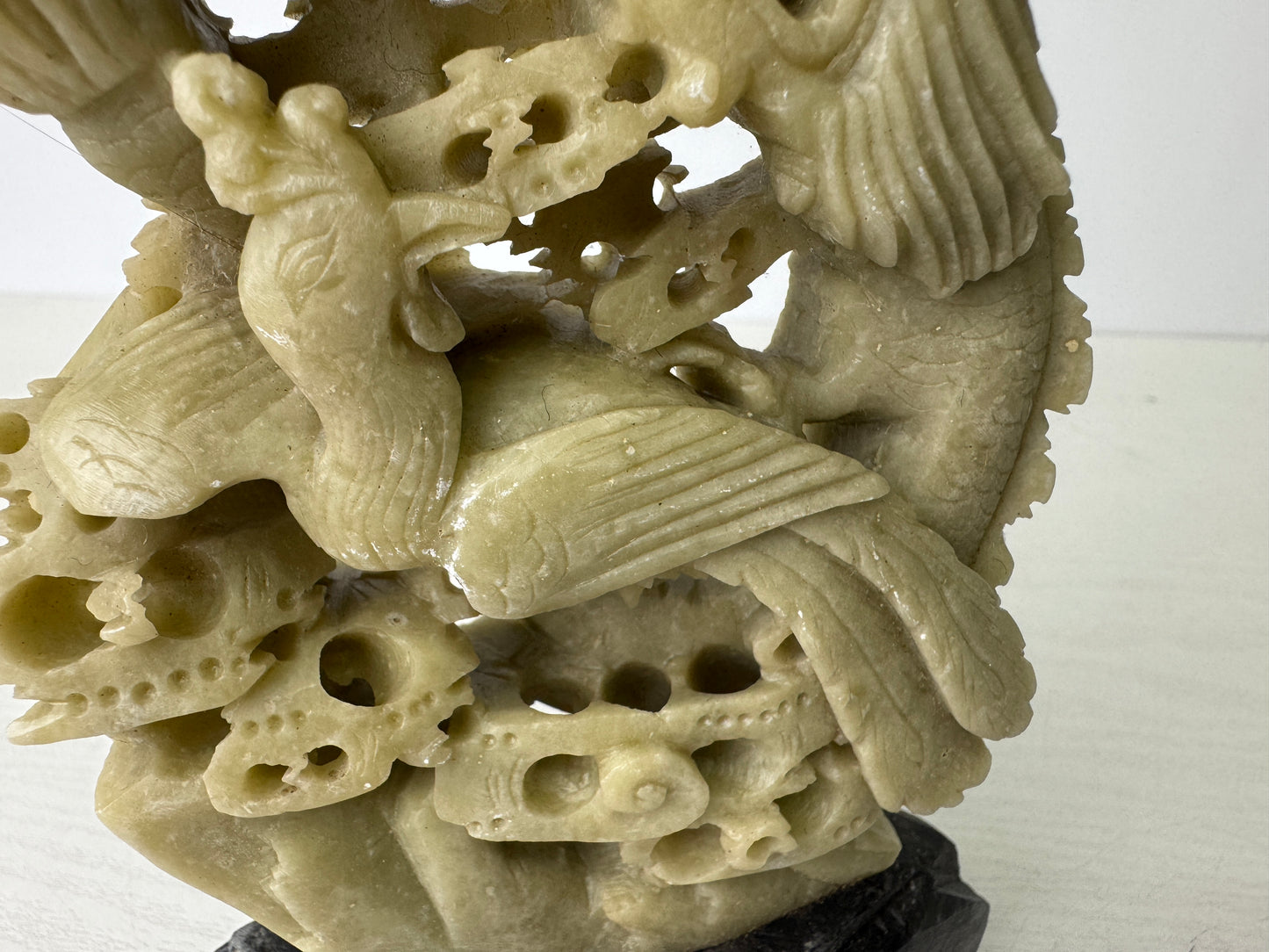 Y9388 OKIMONO Jade sculpture ornament figure Chinese art antique interior China