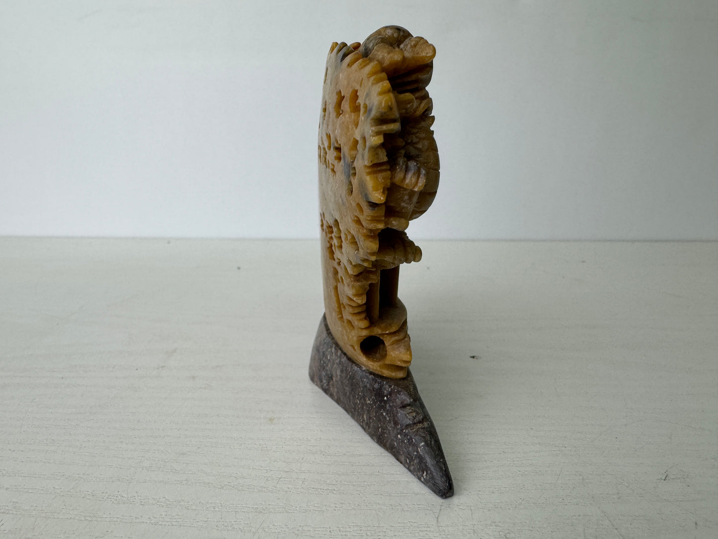 Y9389 OKIMONO Jade sculpture Dragon Tower ornament Chinese art antique interior