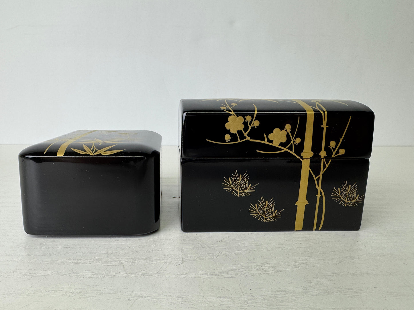 Y9410 CASE Makie business ID credit name card holder signed box Japan antique
