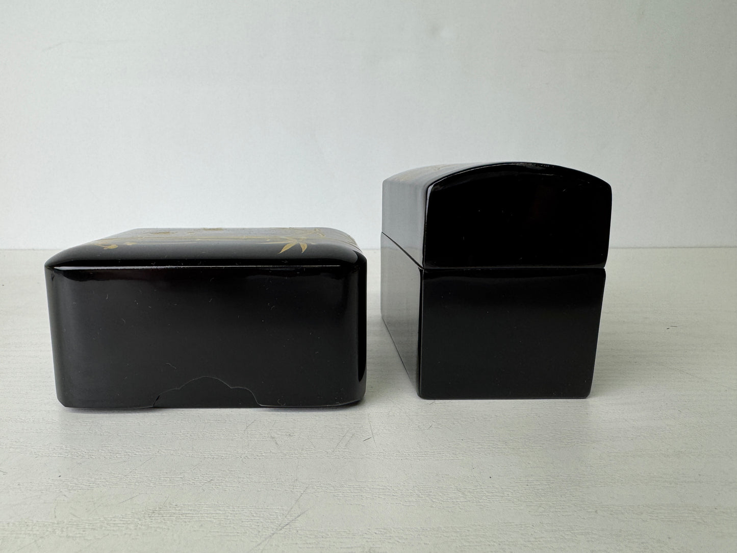 Y9410 CASE Makie business ID credit name card holder signed box Japan antique
