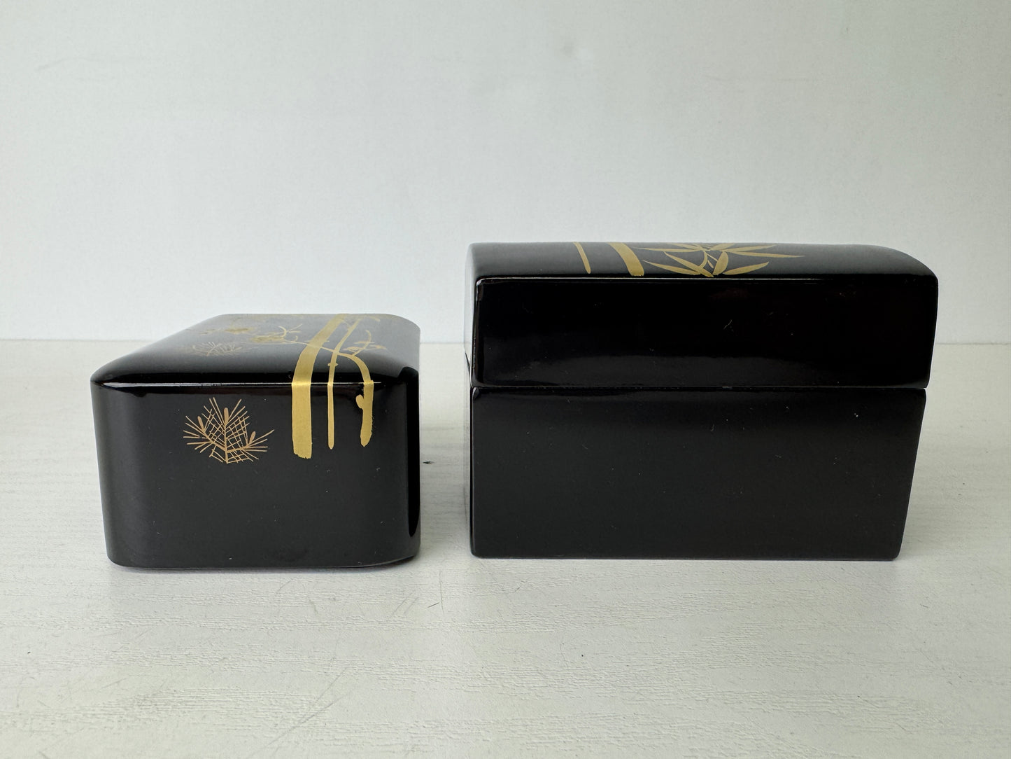 Y9410 CASE Makie business ID credit name card holder signed box Japan antique
