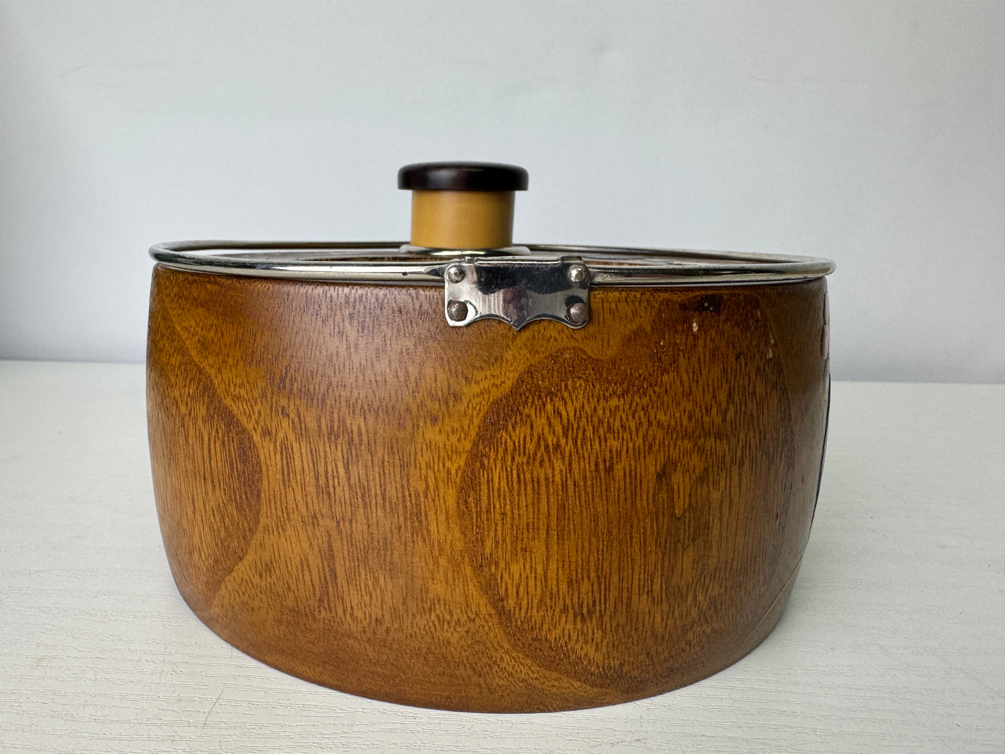 Y9413 TRAY Makie tobacco cigarette obon ozen paulownia wood Japan antique