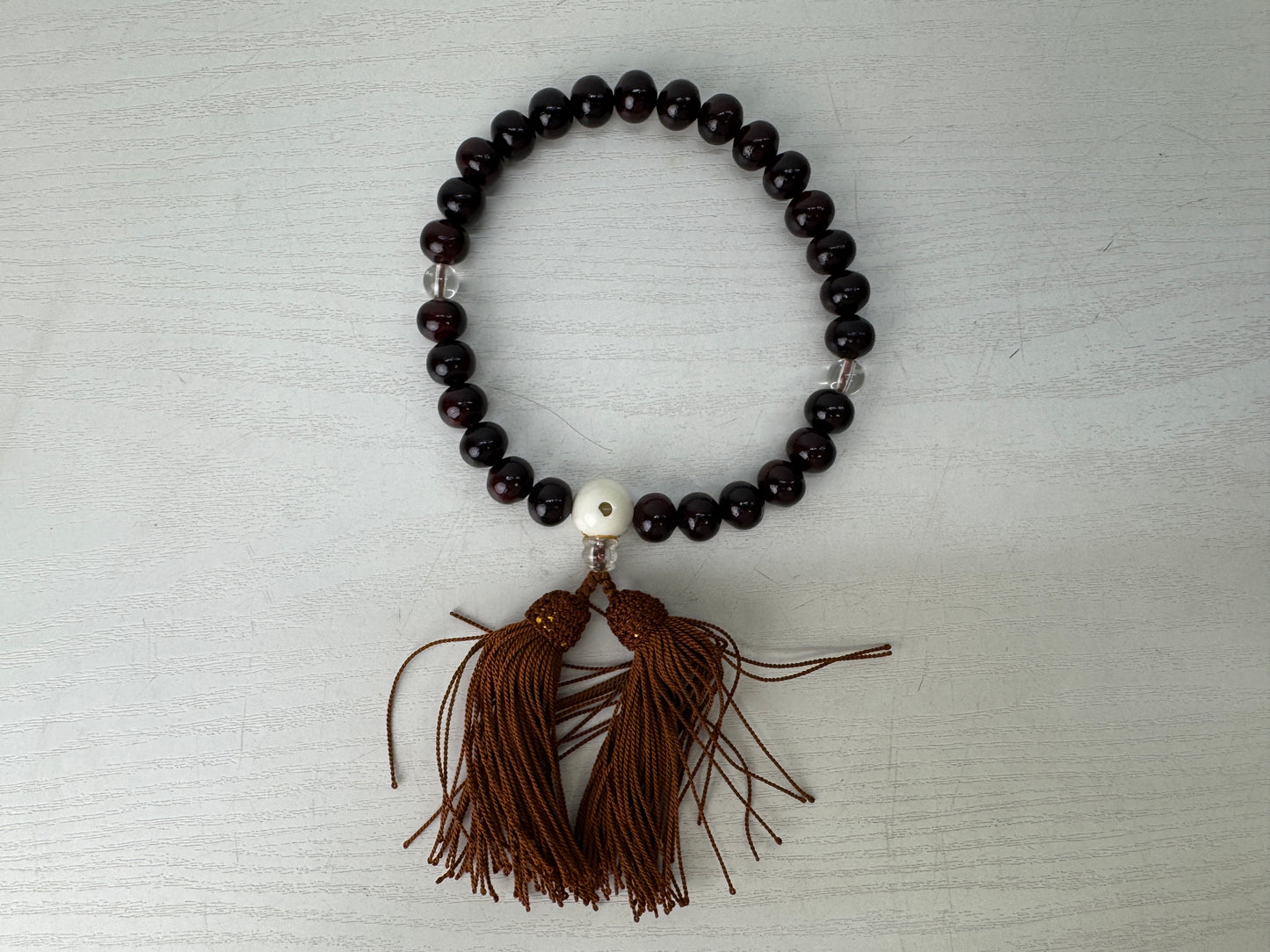 Y9421 JUZU Buddhism Rosary set of 5 Japan antique Buddhist Prayer Beads religion