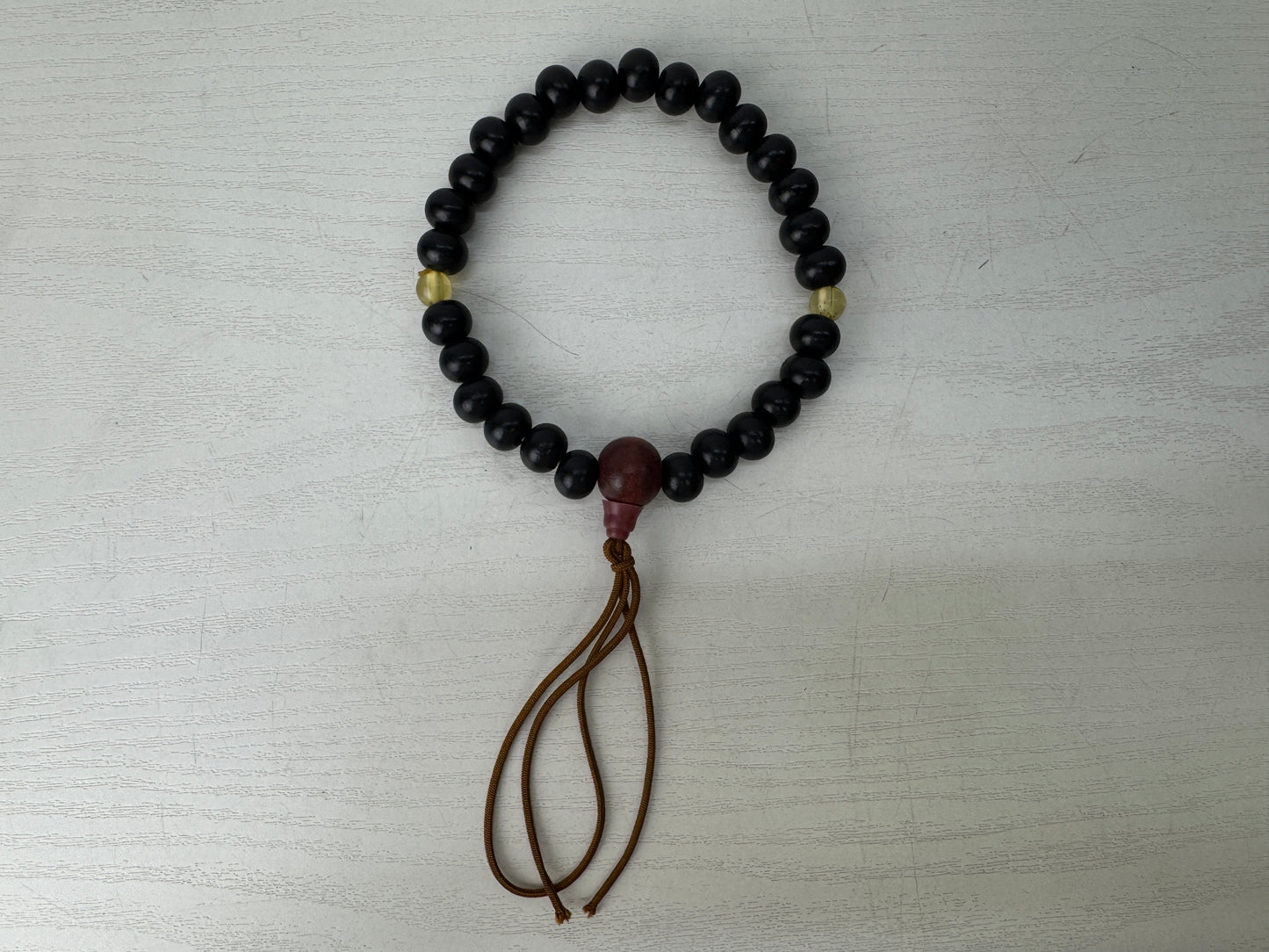 Y9421 JUZU Buddhism Rosary set of 5 Japan antique Buddhist Prayer Beads religion