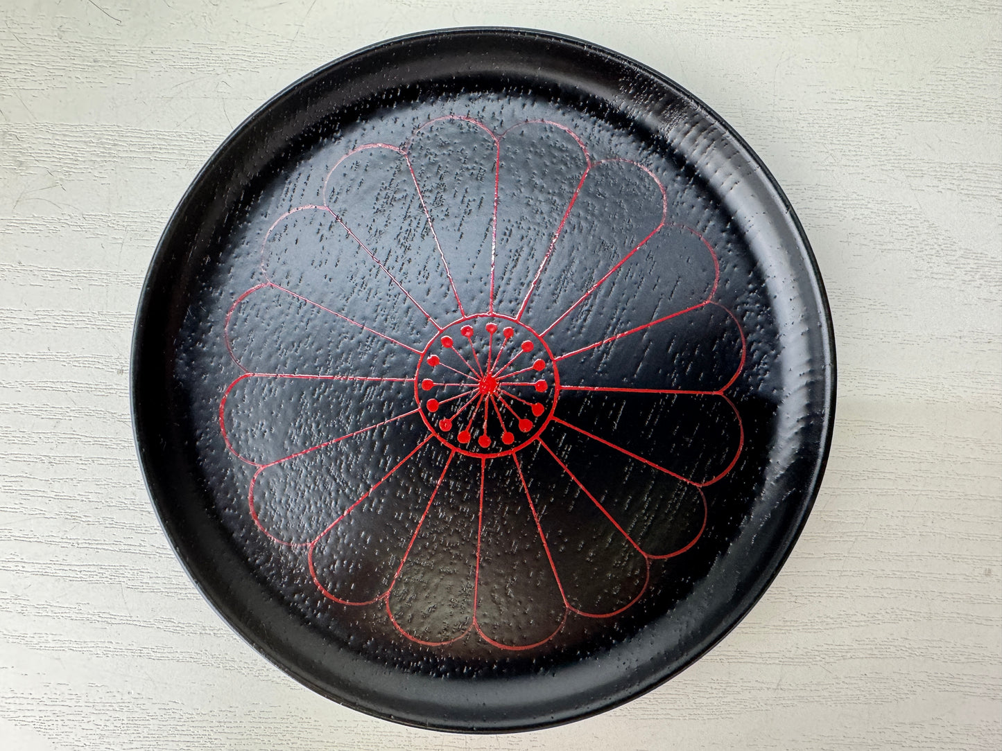 Y9455 DISH Zohiko serving plate Makie signed box Japan antique tableware