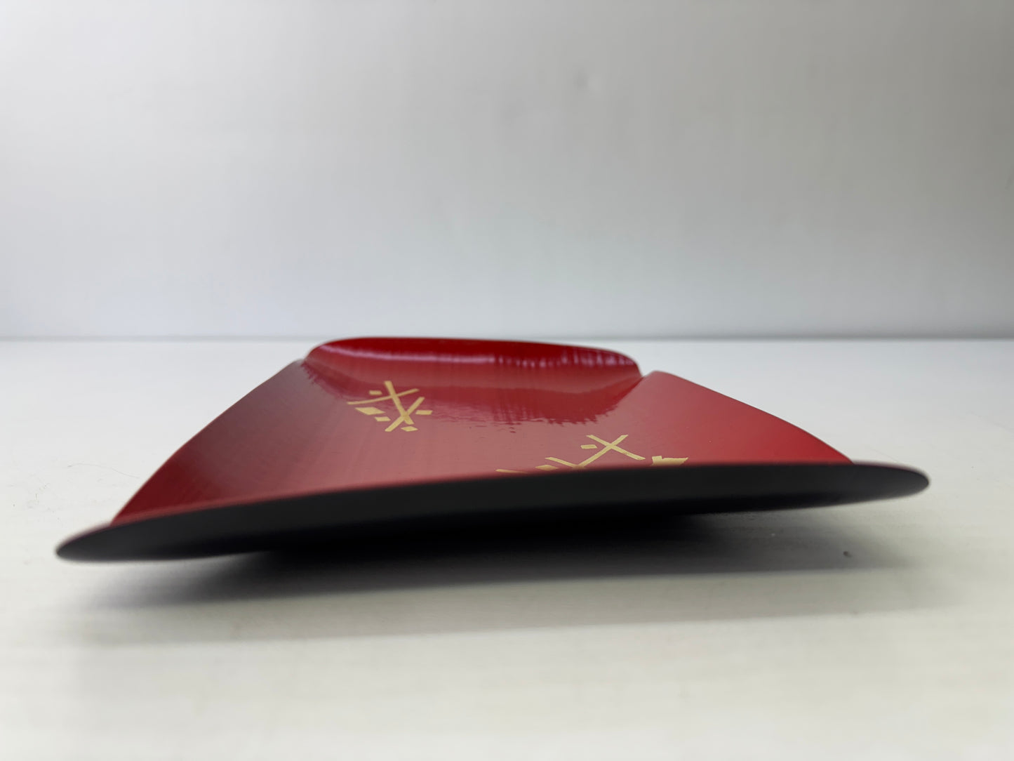 Y9456 DISH Zohiko Makie confectionery plate signed box Japan antique tableware