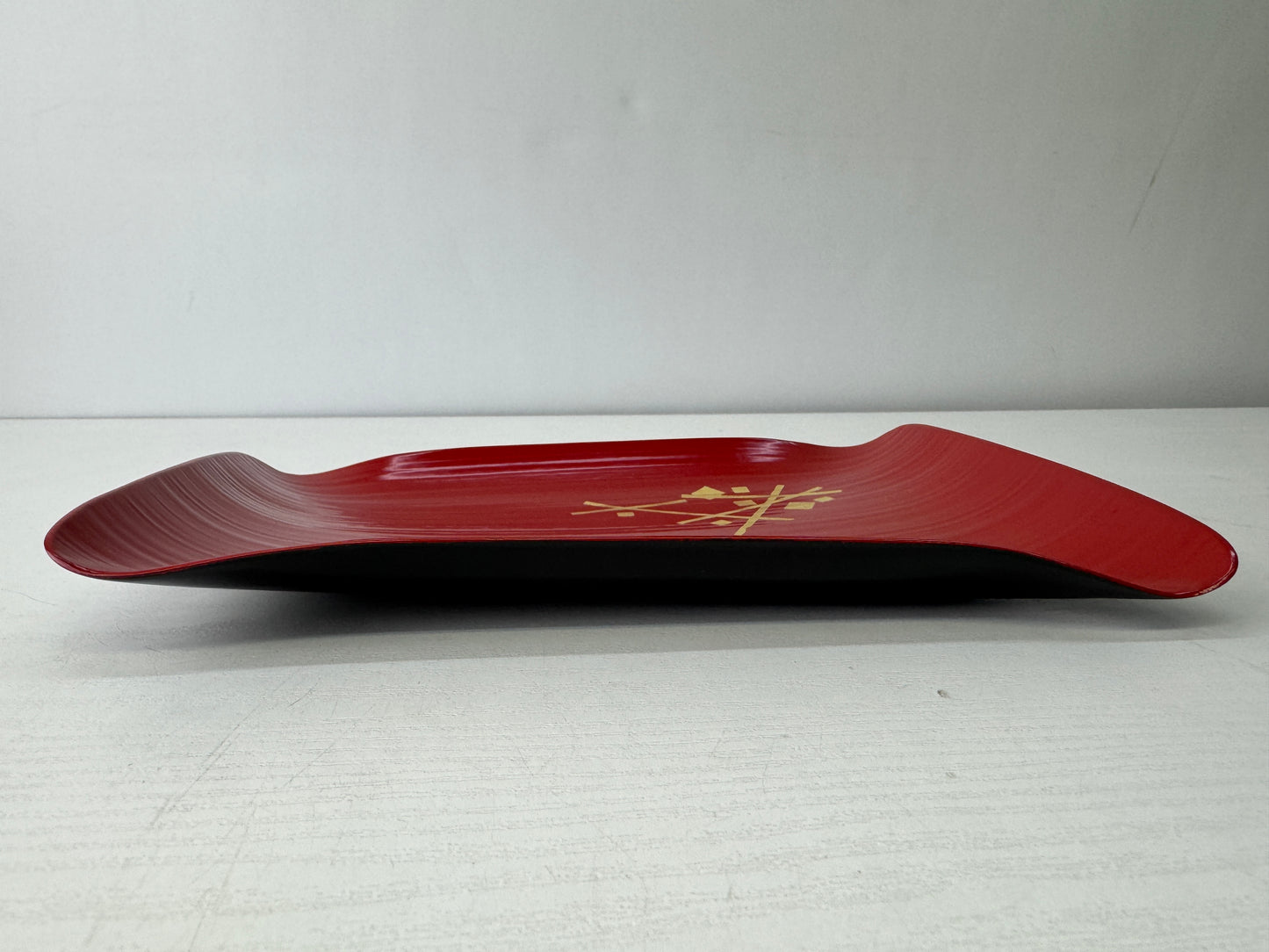 Y9456 DISH Zohiko Makie confectionery plate signed box Japan antique tableware