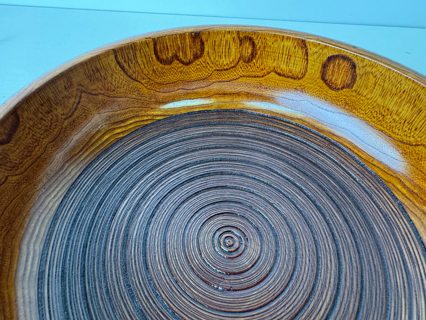 Y9472 CHAWAN Zelkova wood confectionery bowl box Jaoan antique tableware dish
