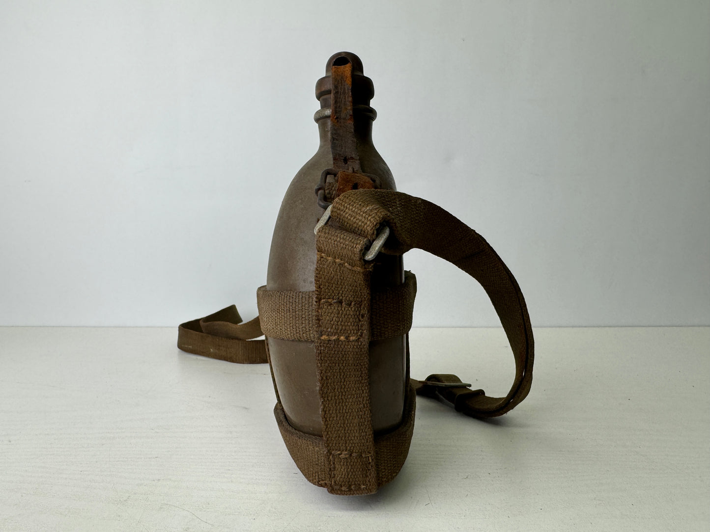 Y9487 Imperial Japan Army Water bottle wartime material Japanese WW2 vintage