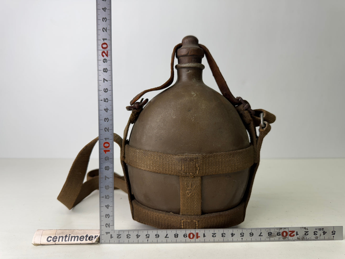 Y9487 Imperial Japan Army Water bottle wartime material Japanese WW2 vintage