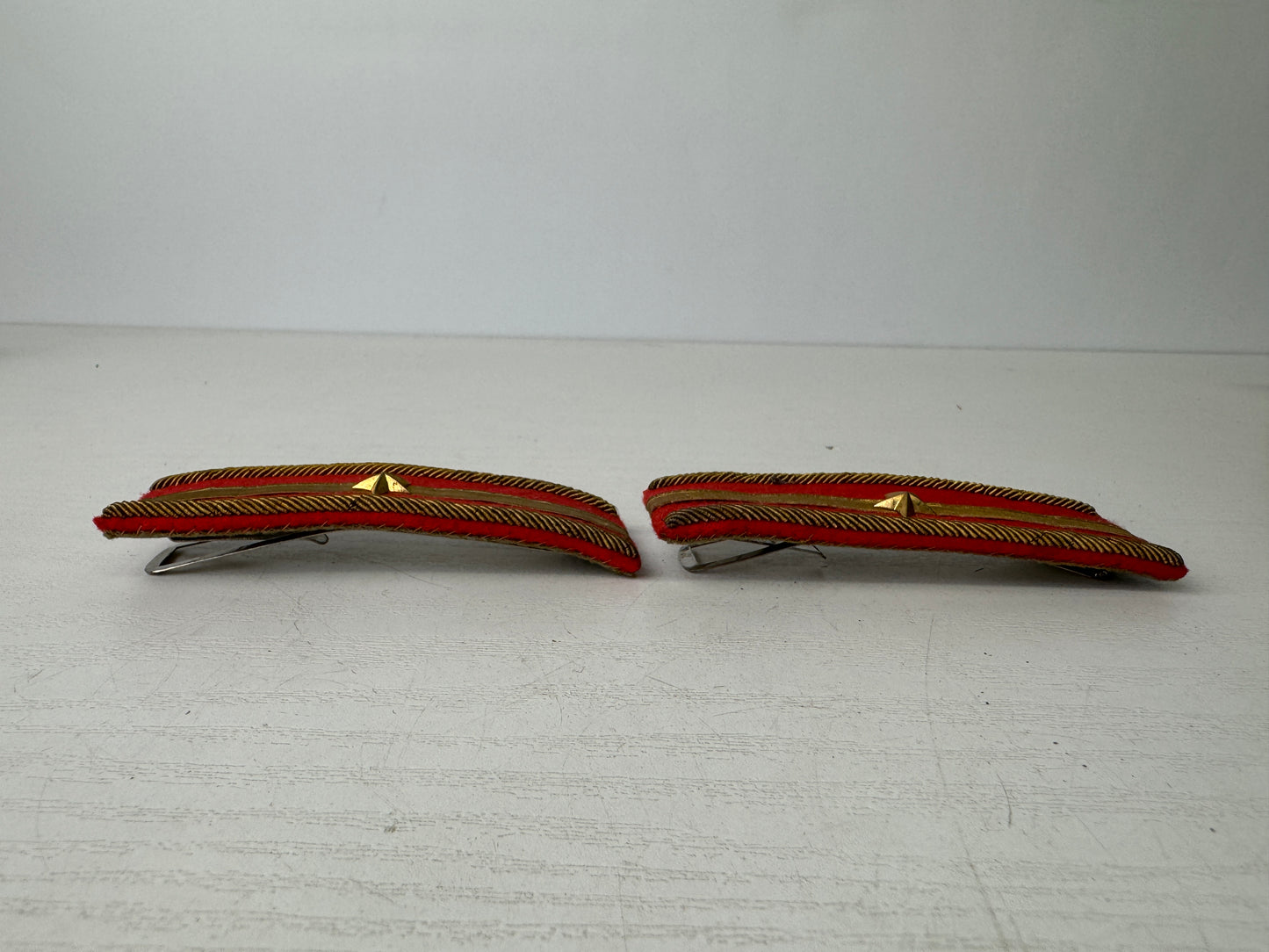 Y9490 Imperial Japan Army Star mark Epaulettes box miitary Japanese WW2 vintage