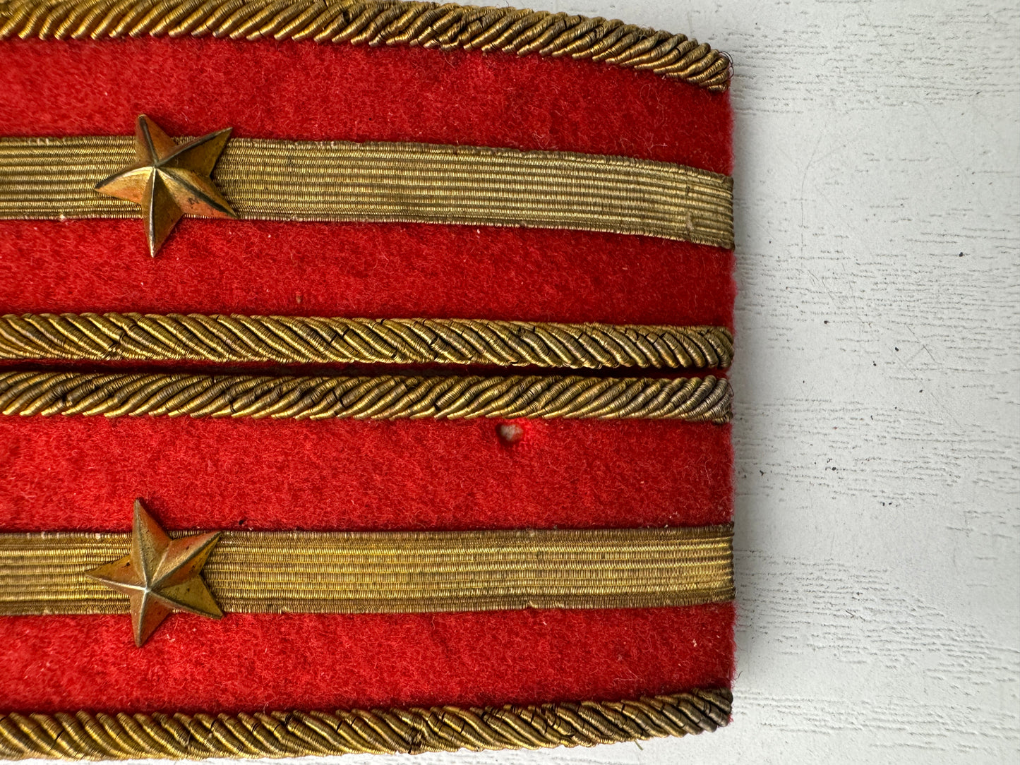 Y9490 Imperial Japan Army Star mark Epaulettes box miitary Japanese WW2 vintage