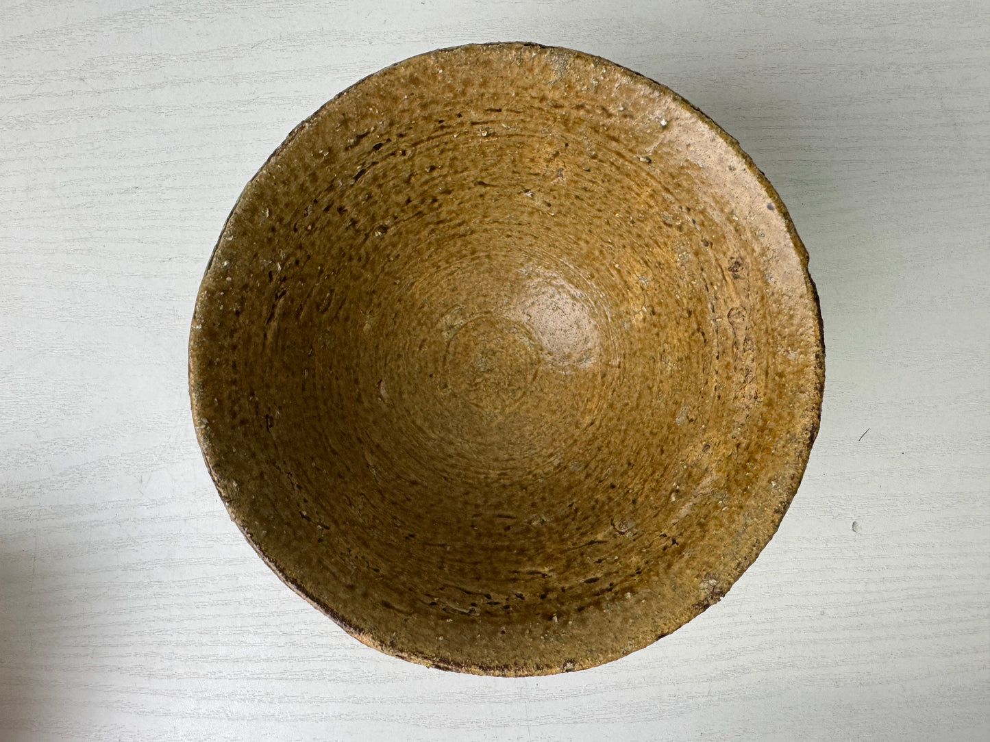 Y9494 CHAWAN Irabo bowl signed box Japan antique tea ceremony pottery cup teacup