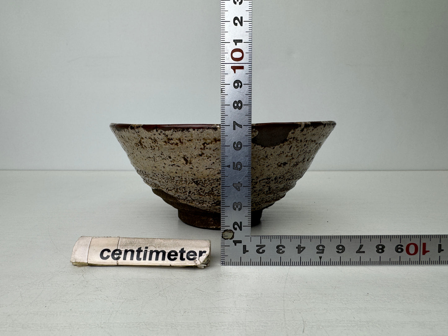 Y9520 CHAWAN Hana Mishima bowl kintsugi Japan antique tea ceremony pottery cup