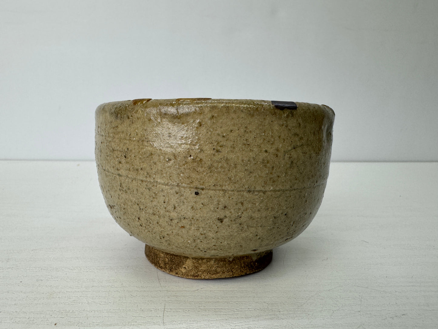Y9523 CHAWAN Kiseto-ware bowl kintsugi box Japan antique tea ceremony pottery