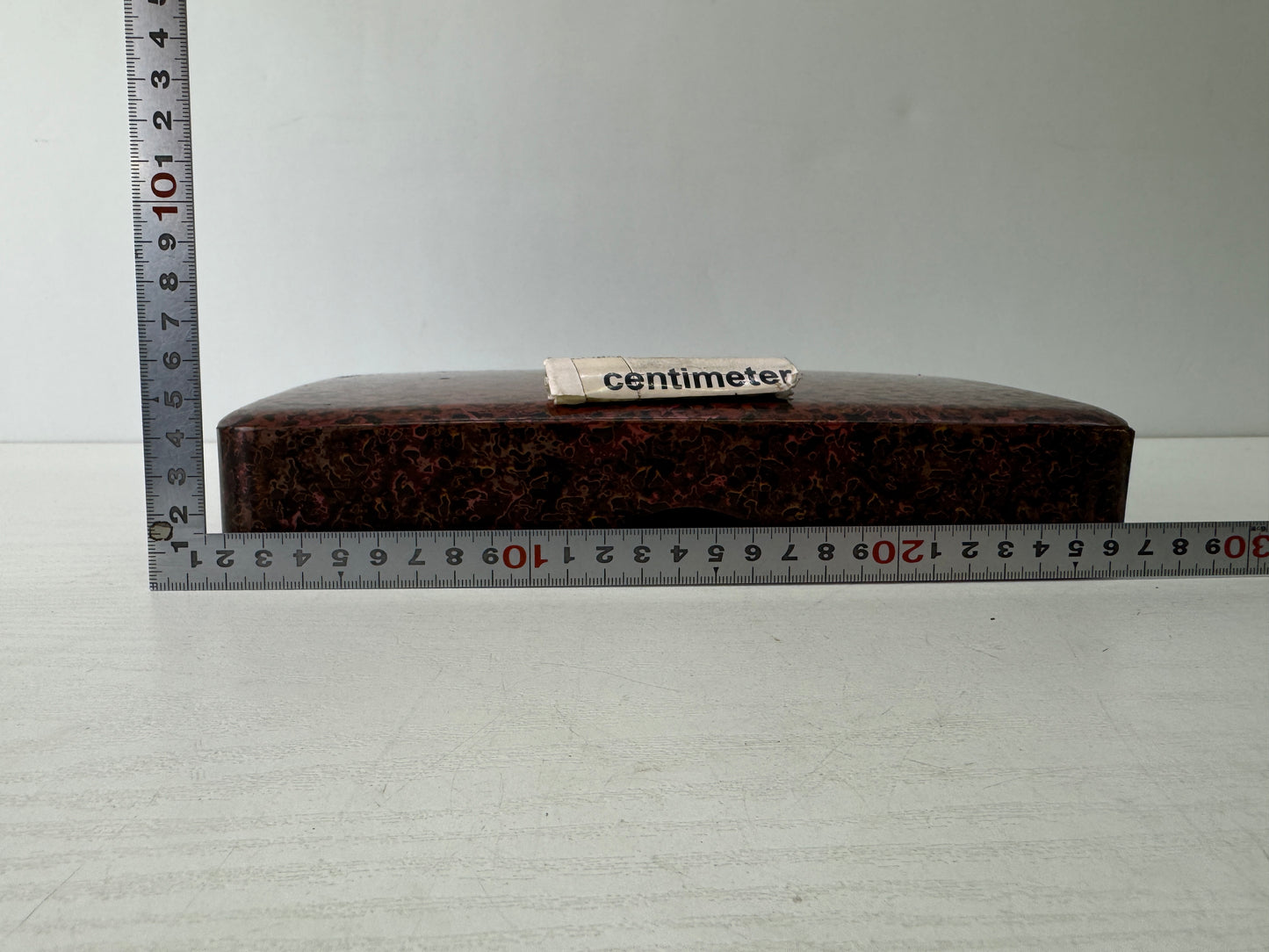 Y9538 BOX Suzuri inkstone case Makie stationery calligraphy Japan antique