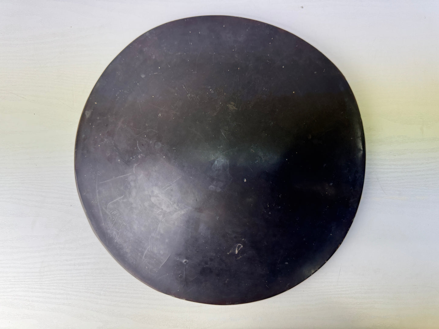 Y9572 JINGASA Black lacquer hat yoroi helmet Japan antique samurai bushi armor