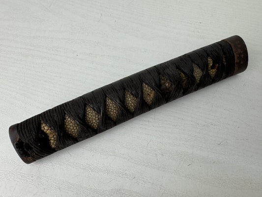 Y9574 TSUKA Wakizashi sword handle Menuki Japan antique samurai katana koshirae