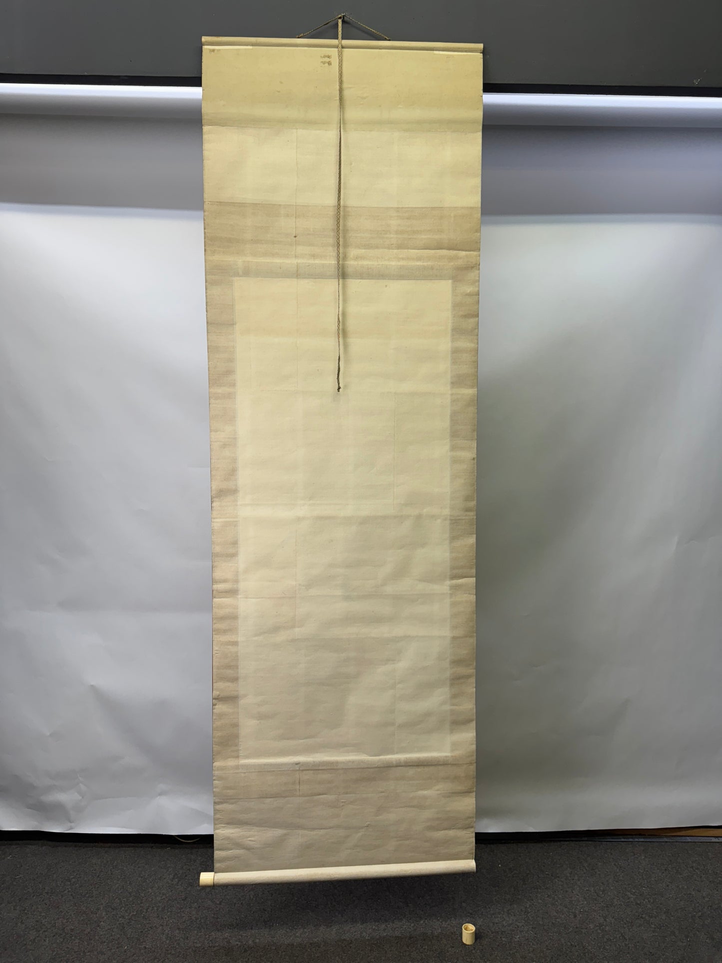 Y9586 KAKEJIKU Beautiful woman signed box Japan antique hanging scroll interior