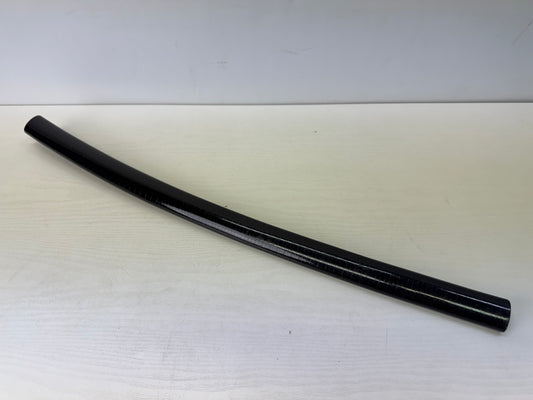 Y9602 SAYA Black lacquer Large sword sheath Japan antique samurai koshirae