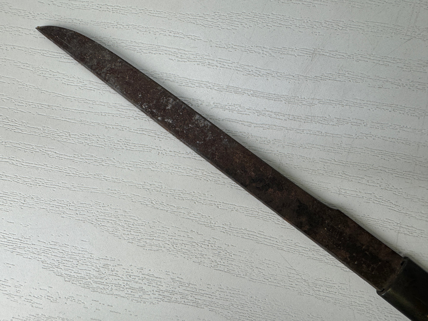 Y9605 TSUKA Small sword handle signed Japan antique samurai katana koshirae