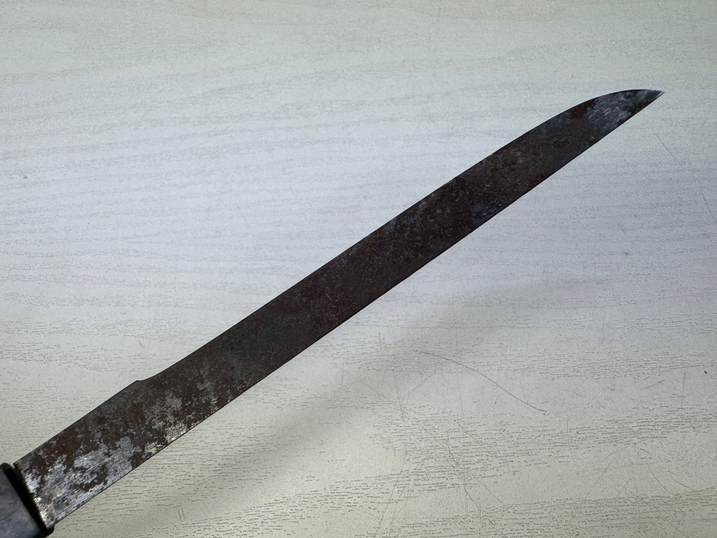 Y9605 TSUKA Small sword handle signed Japan antique samurai katana koshirae