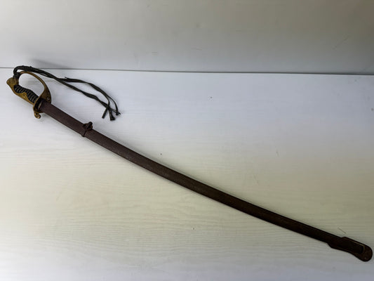 Y9608 Imperial Japan Army Navy Saber Commander sword koshirae Japan WW2 vintage