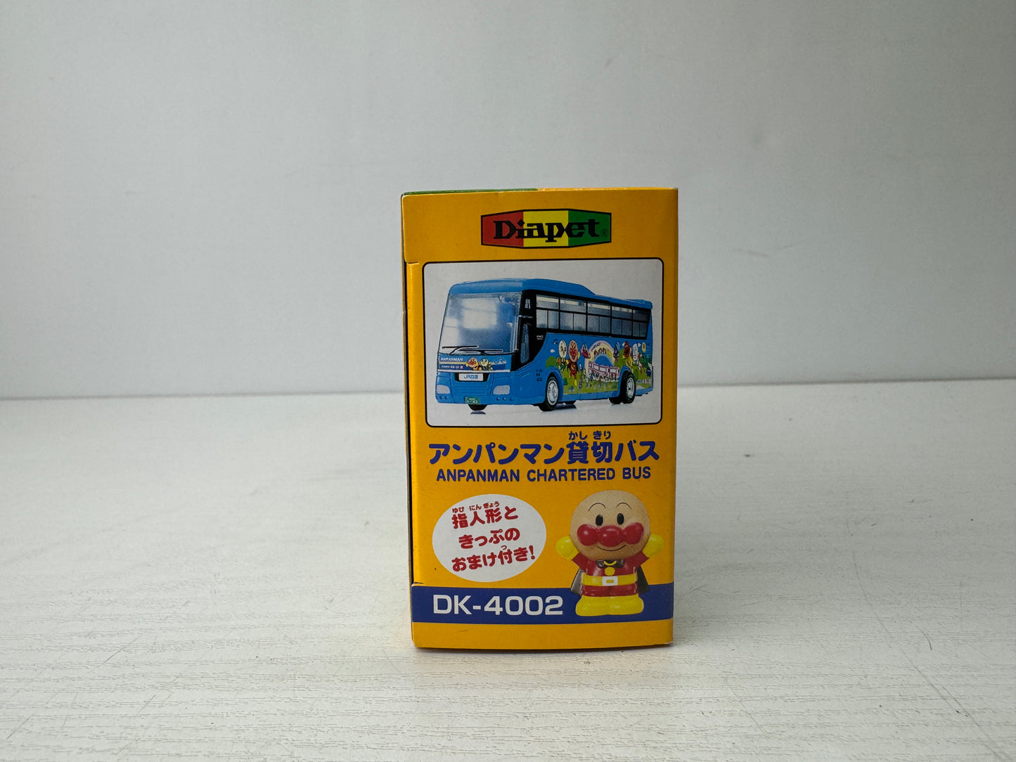 Y9633 TOY DIAPET Anpanman Charter Bus miniature car Japan antique vintage