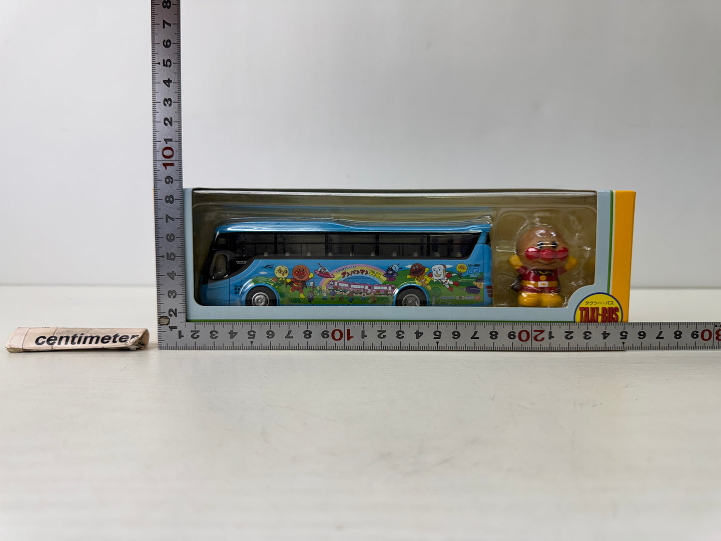 Y9633 TOY DIAPET Anpanman Charter Bus miniature car Japan antique vintage