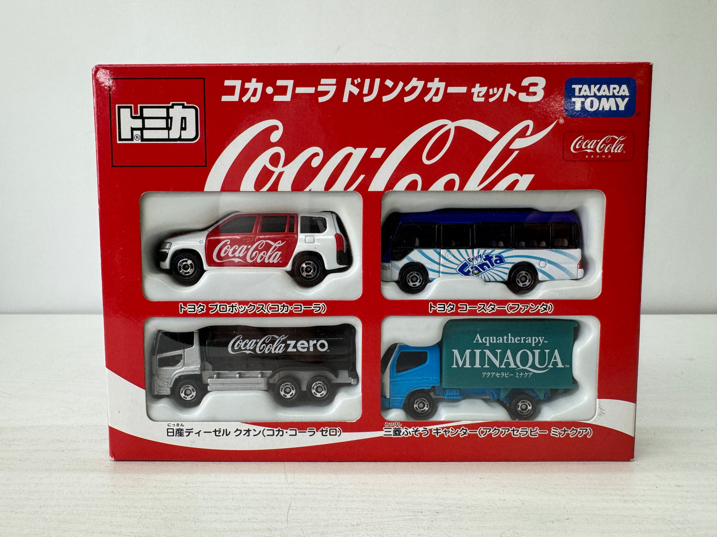 Y9634 TOY TOMY Coca-Cola Drink miniature car Unopened Japan antique vintage