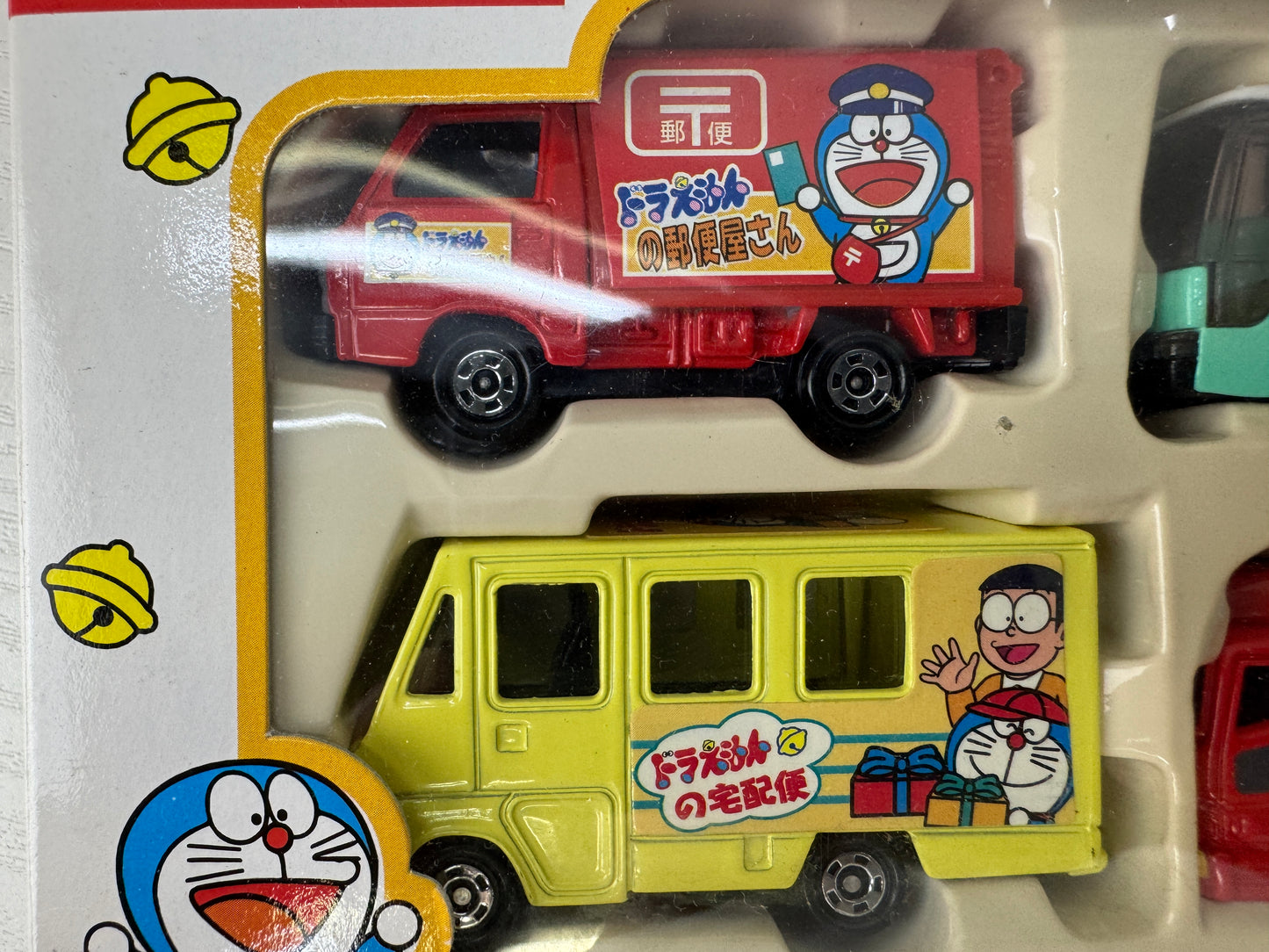 Y9635 TOY TOMY Doraemon Transporter miniature car set Japan antique vintage