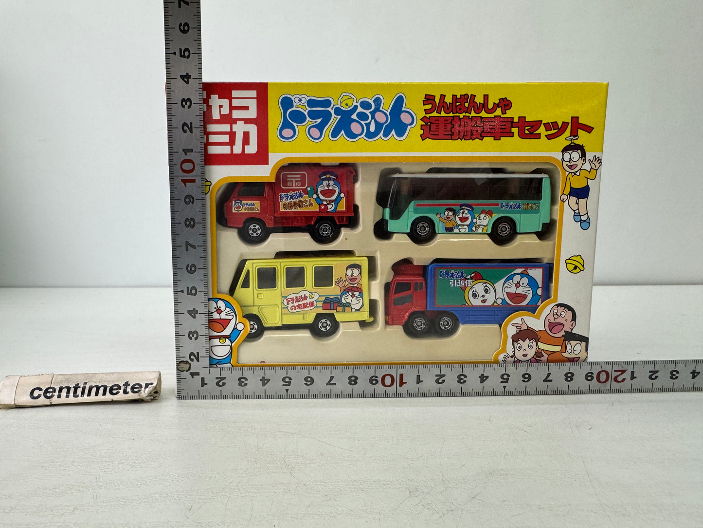 Y9635 TOY TOMY Doraemon Transporter miniature car set Japan antique vintage