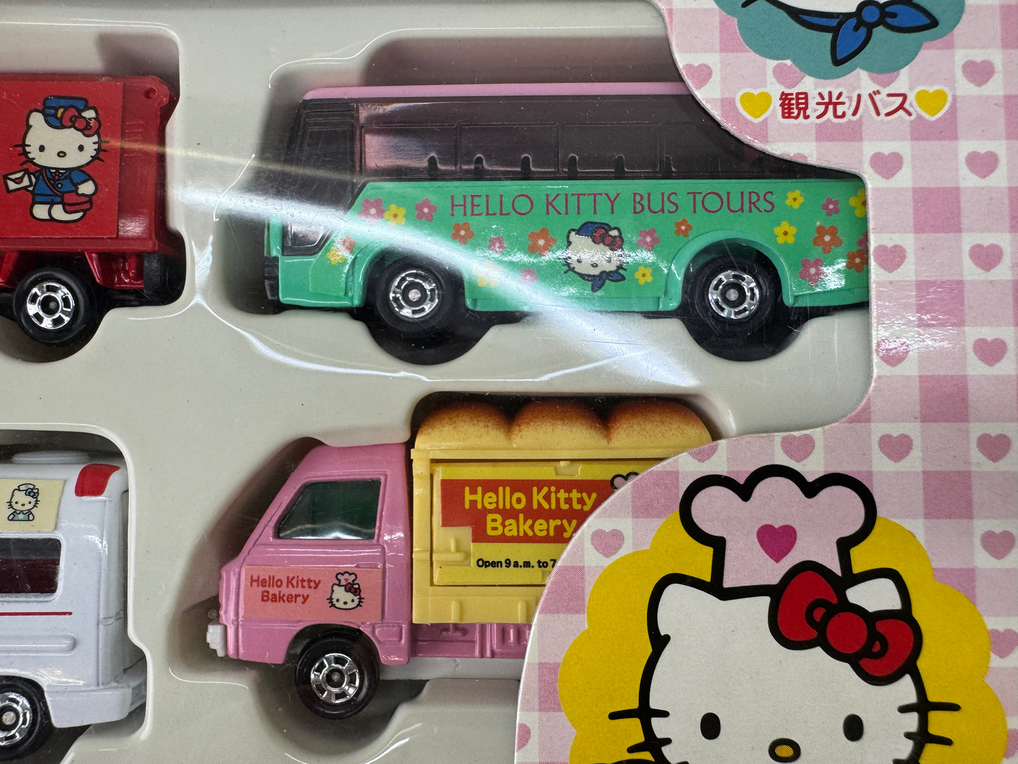 Y9636 TOY TOMY SANRIO Hello Kitty miniature character car Japan antique vintage