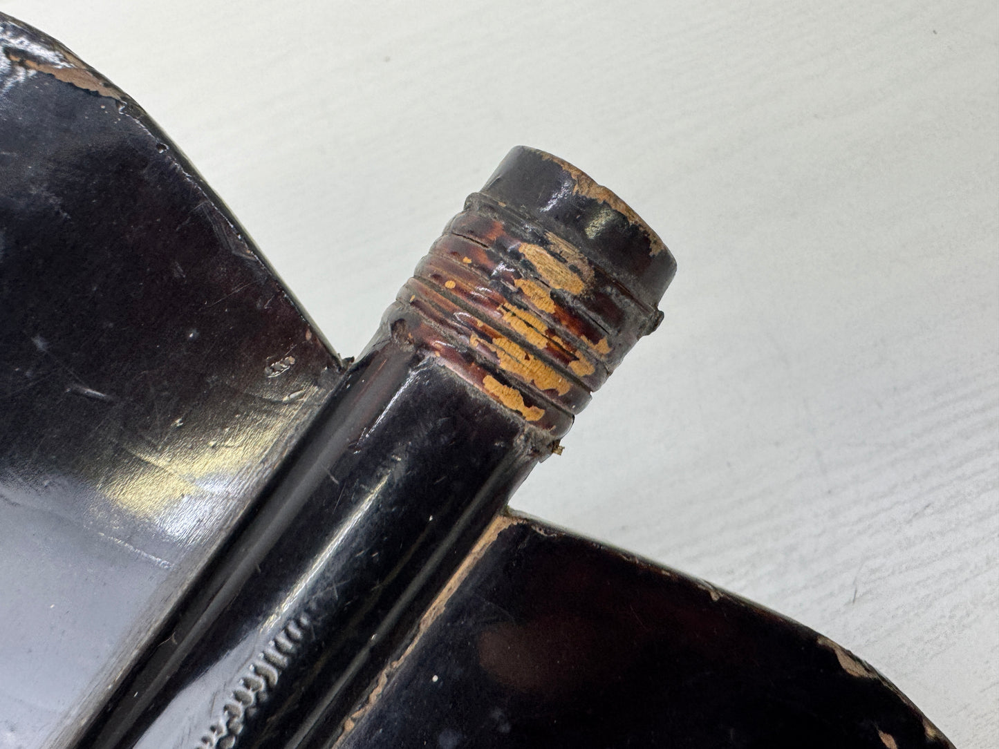 Y9647 GUNBAI lacquerware military fan weapon Japan antique samurai busho bushi