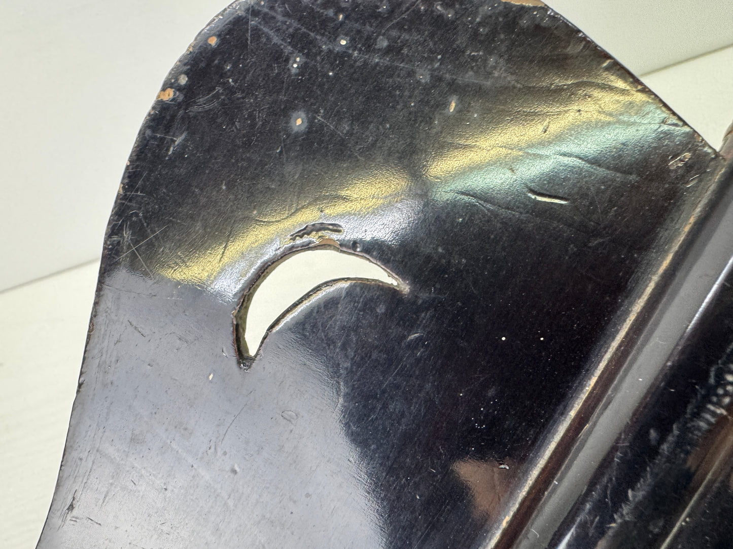 Y9647 GUNBAI lacquerware military fan weapon Japan antique samurai busho bushi