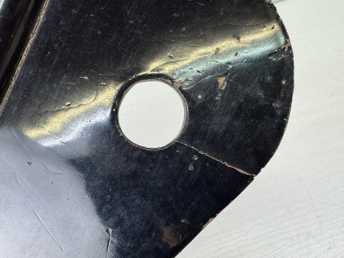 Y9647 GUNBAI lacquerware military fan weapon Japan antique samurai busho bushi