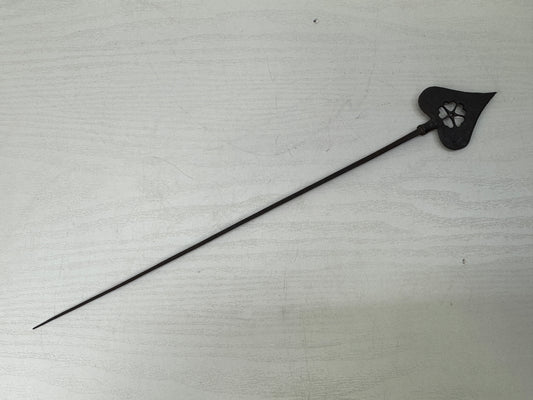 Y9649 YAJIRI sword fittings Arrowhead bows arrows openwork pattern Japan antique