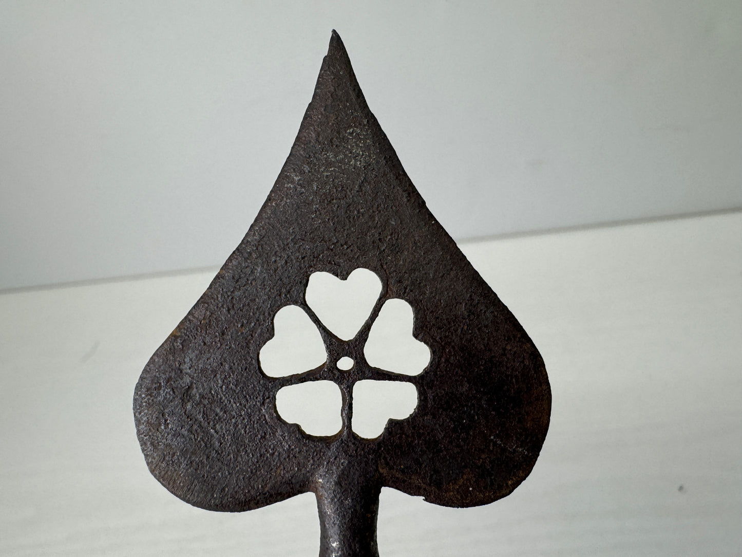 Y9649 YAJIRI sword fittings Arrowhead bows arrows openwork pattern Japan antique