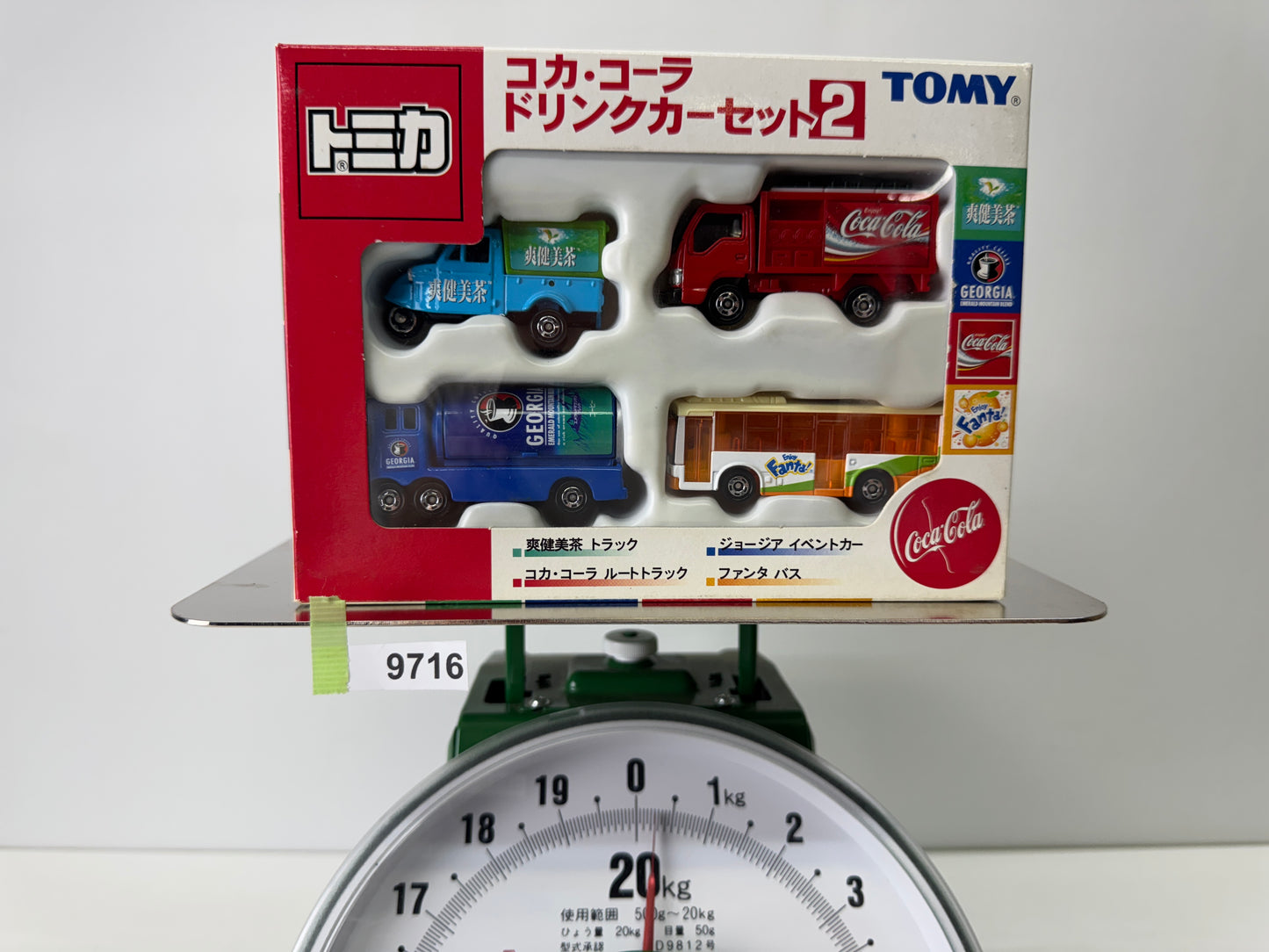 Y9716 TOMICA Coca-Cola miniature car unopened TAKARA TOMY Japan vintage vehicle